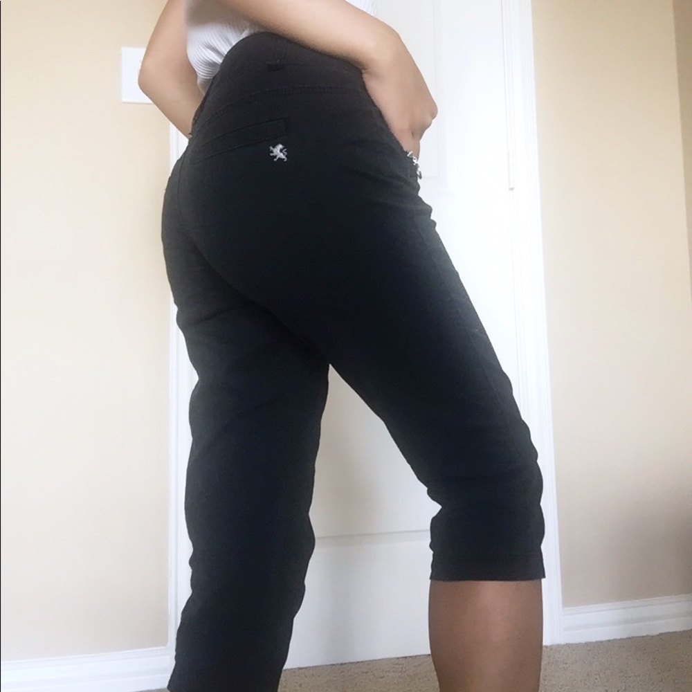 Express Capri Jean Pants Black